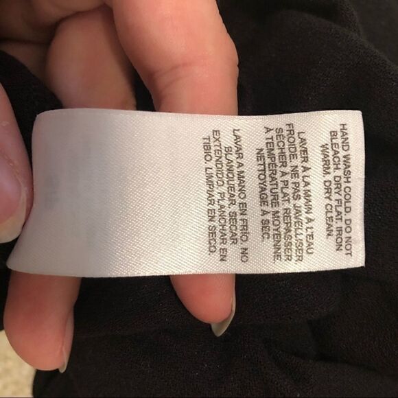 Dynamite Black Sleeveless V Neck Bodysuit ~ Size S Small - Picture 6 of 6